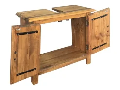 Conjunto móveis casa de banho pinho maciço