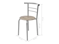 Conjunto pequeno-almoço/bar MDF