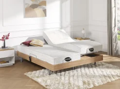 Conjunto relaxamento com estacas LYSIS - 2x90x200 -carvalho
