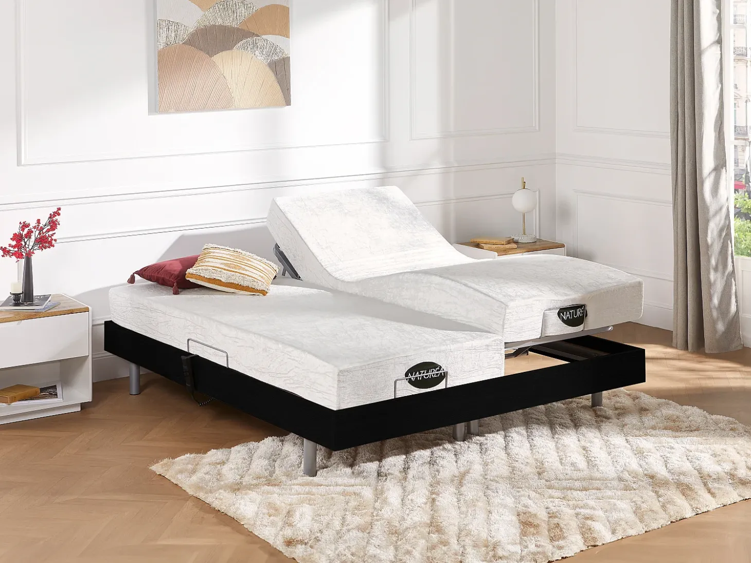 Conjunto relaxamento com estacas LYSIS - 2x80x200 - preto