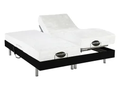 Conjunto relaxamento discos de molas LYSIS - 2x70x190 cm - preto