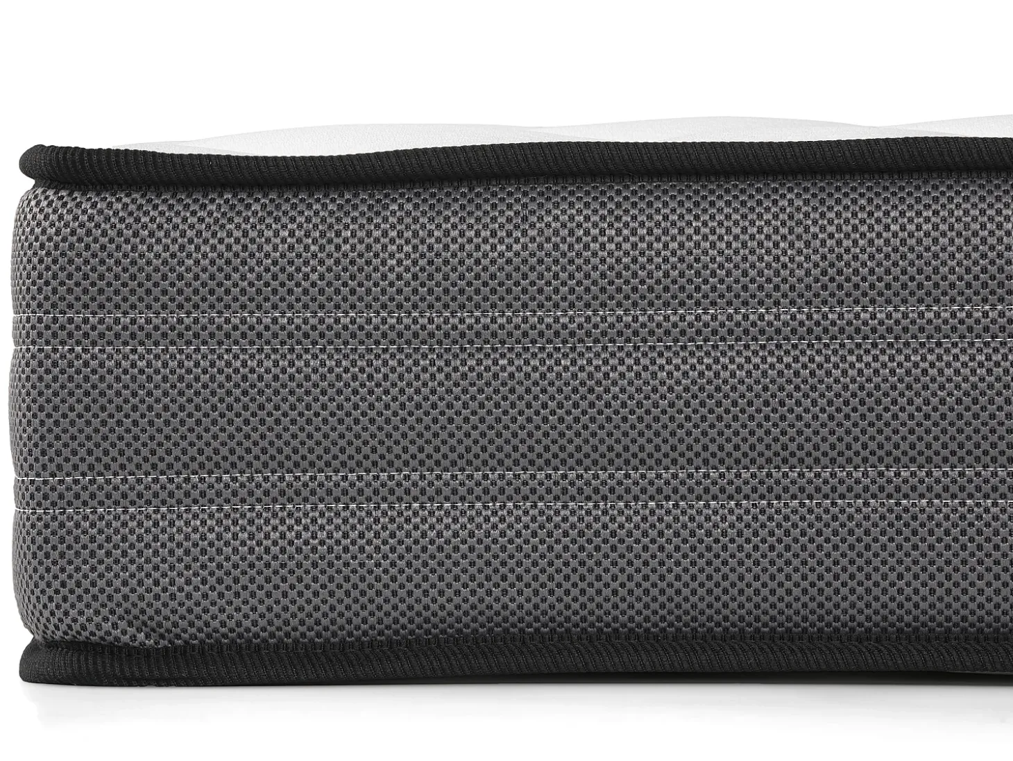 Conjunto sommier arrumação natural claro + colchão molas 180x200 cm AMBRACIE de YSMÉE