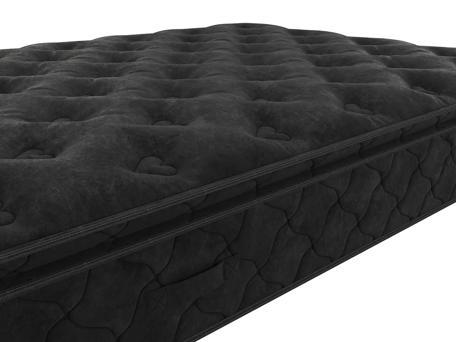 Conjunto sommier arrumação natural claro + colchão molas 180x200 cm BLACK DREAM de YSMÉE