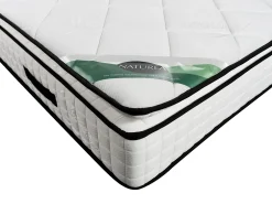 Conjunto sommier arrumação e colchão espuma e cotim bambu 180x200 cm ADANA da NATUREA
