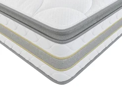 Conjunto sommier com arrumação + colchão molas ensacadas 140x190 cm CANTERBURY de YSMÉE