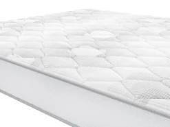 Conjunto sommier com arrumação natural claro + colchão de molas 140x190 cm SONGE de YSMÉE