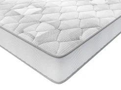 Conjunto sommier com arrumação natural claro + colchão de molas 140x190 cm SONGE de YSMÉE