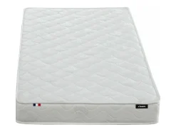 Conjunto sommier espaço arrumação natural claro + colchão espuma 90x190cm ZEUS da YSMÉE