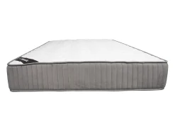 Conjunto 140x190 cm estrado estofado + colchão espuma HR acolhimento látex MALINO de YSMÉE