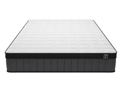 Conjunto 140x190 cm sommier arrumação colchão híbrido molas 7 zonas gel de memória de forma esp. 25 cm TOLCA YSMÉE