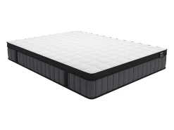 Conjunto 160x200 cm sommier arrumação colchão híbrido molas 7 zonas gel de memória de forma esp. 25 cm TOLCA YSMÉE