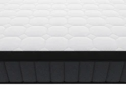 Conjunto 160x200 cm sommier arrumação colchão híbrido molas 7 zonas gel de memória de forma esp. 25 cm TOLCA YSMÉE