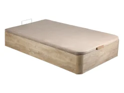 Conjunto 140x190 cm sommier com arrumação + colchão molas ensacadas KIJAL de YSMÉE