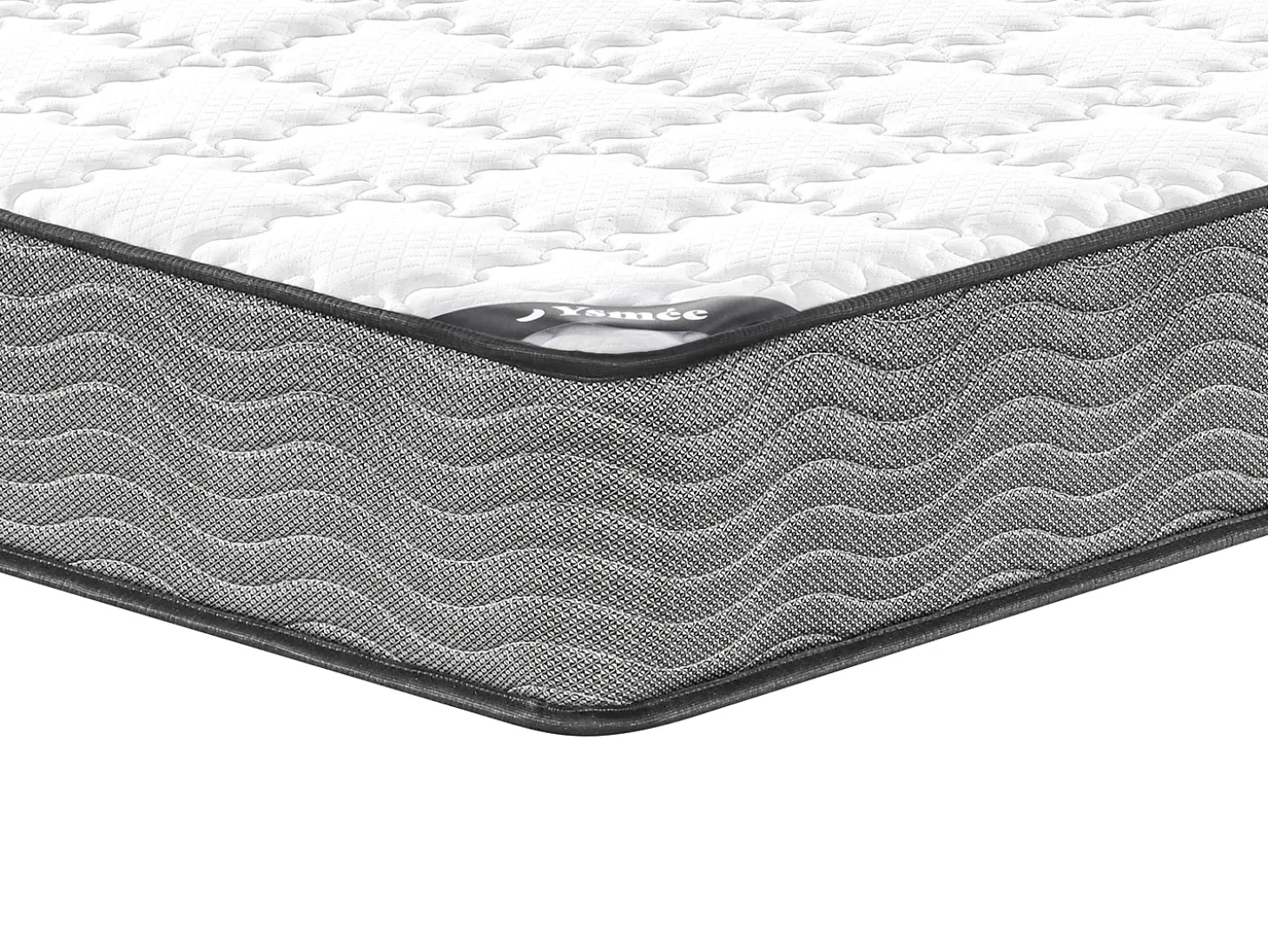 Conjunto 140x190 cm sommier com arrumação + colchão molas ensacadas KIJAL de YSMÉE