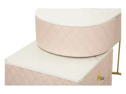 Consola de Maquilhagem VKH22, Cor-de-rosa, 120x40x75 cm, Kendra Home