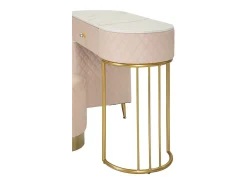 Consola de Maquilhagem VKH22, Cor-de-rosa, 120x40x75 cm, Kendra Home