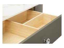 Consola de Maquilhagem VKH23, Cinzento, 120x40x75 cm, Kendra Home
