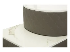 Consola de Maquilhagem VKH23, Cinzento, 120x40x75 cm, Kendra Home