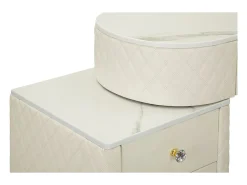 Consola de Maquilhagem VKH21, Branco, 120x40x75 cm, Kendra Home