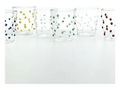 Copo Zafferano Party Vidro Verde 45 cl Conjunto de 6 Peças de Vidro