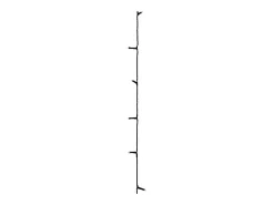 Cordão de luzes 400 LED 40 m 8 efeitos iluminação branco quente