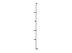 Cordão de luzes 400 LED 40 m 8 efeitos iluminação branco quente