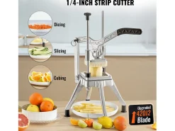 Cortador de Batatas, SucceBuy Cortador de Legumes de 0,64 cm, Fatiador e Picador de Fruta Comercial