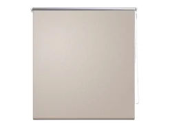 Cortina de rolo blackout bege 120 x 175 cm para janela persiana de privacidade 4102019