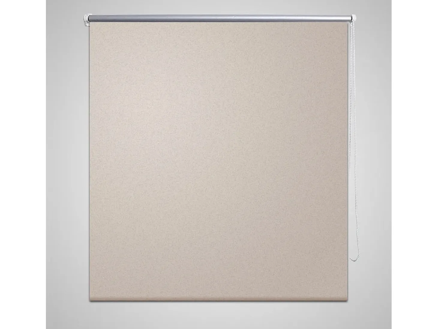 Cortina de rolo blackout bege 120 x 175 cm para janela persiana de privacidade 4102019