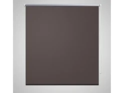 Cortina de rolo blackout marrom 100 x 230 cm para janela persiana de privacidade 4102049