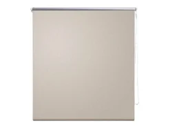 Cortina de rolo blackout bege 160 x 230 cm para janela persiana de privacidade 4102071