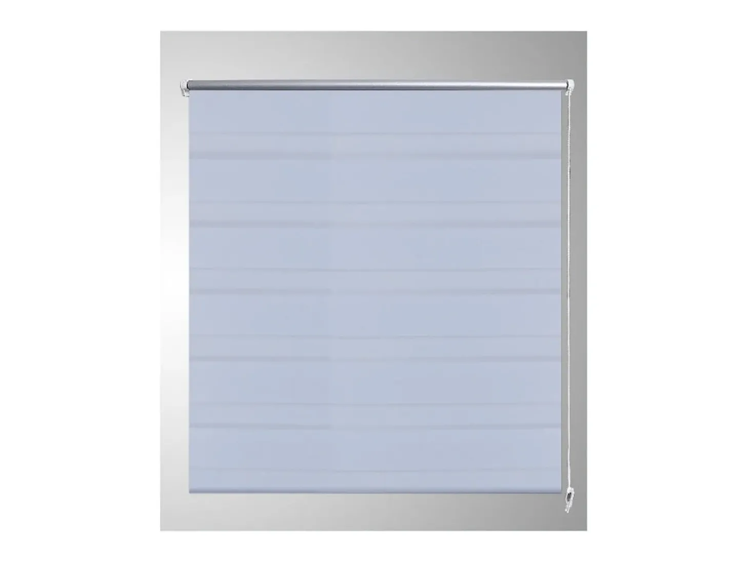 Cortina de rolo branca com filtro de luz 90 x 150 cm para janela com função de privacidade modelo 4102100
