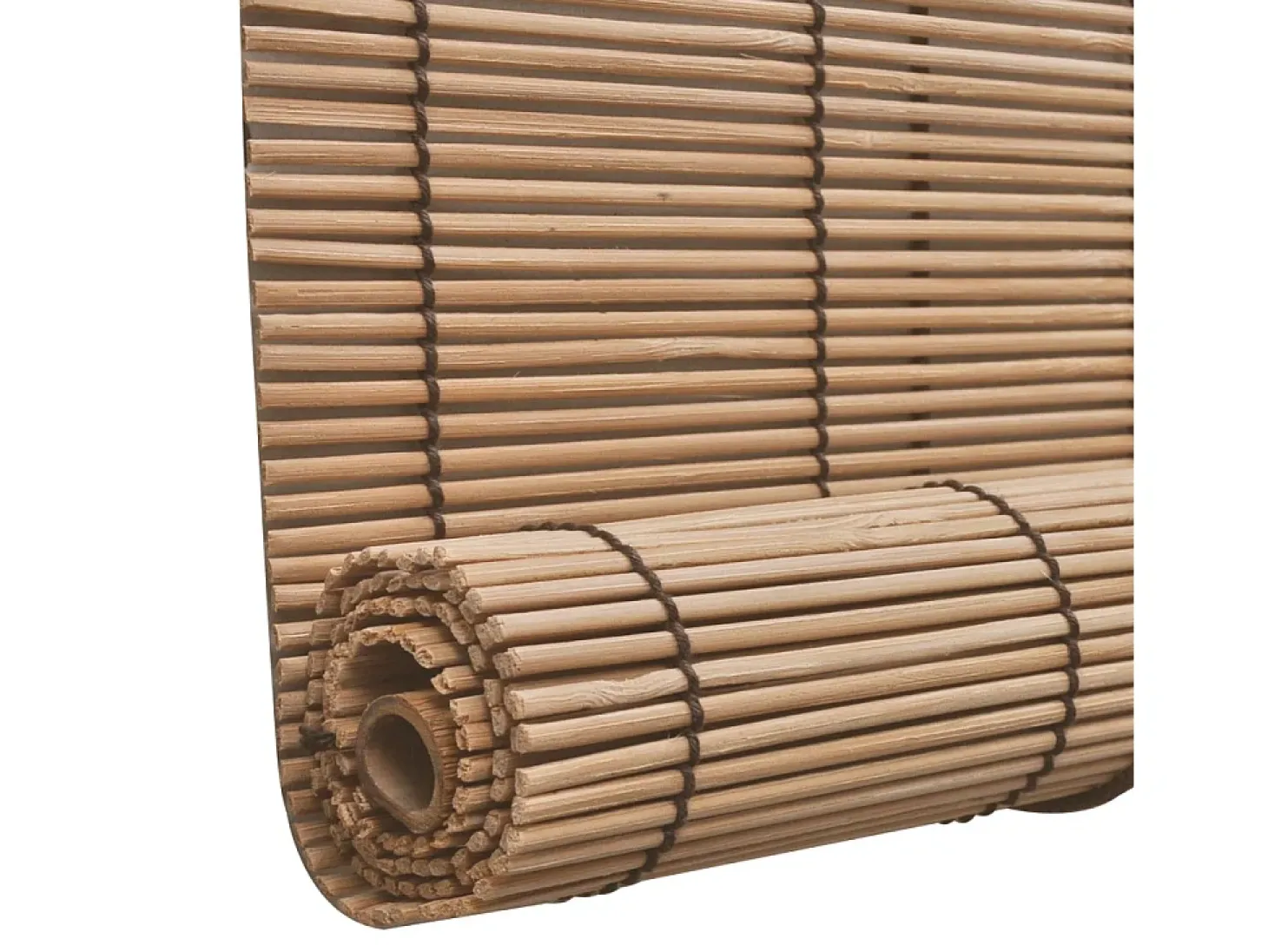 Cortina de rolo de bambu marrom 100 x 160 cm para janela persiana de privacidade 4102146