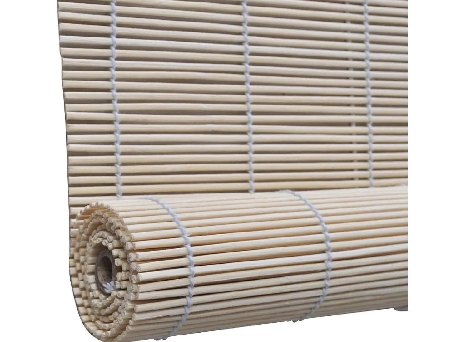Cortina de rolo em bambu natural 80 x 160 cm para janela com proteção contra privacidade modelo 4102139
