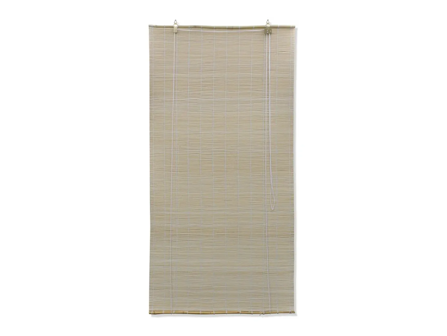 Cortina de rolo em bambu natural 80 x 160 cm para janela com proteção contra privacidade modelo 4102139