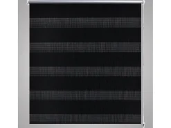 Cortina de rolo preta com filtro de luz 60 x 120 cm para janela com função de privacidade modelo 4102086