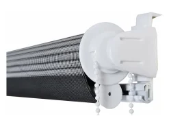 Cortina de rolo preta com filtro de luz 120 x 175 cm para janela com função de privacidade modelo 4102110