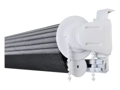 Cortina de rolo preta com filtro de luz 100 x 175 cm para janela com proteção contra luminosidade modelo 4102106
