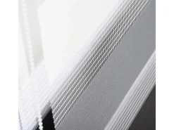Cortina de rolo Zebra dia e noite rolo de camada dupla 90x150cm branca cinza antracite 19_0000859