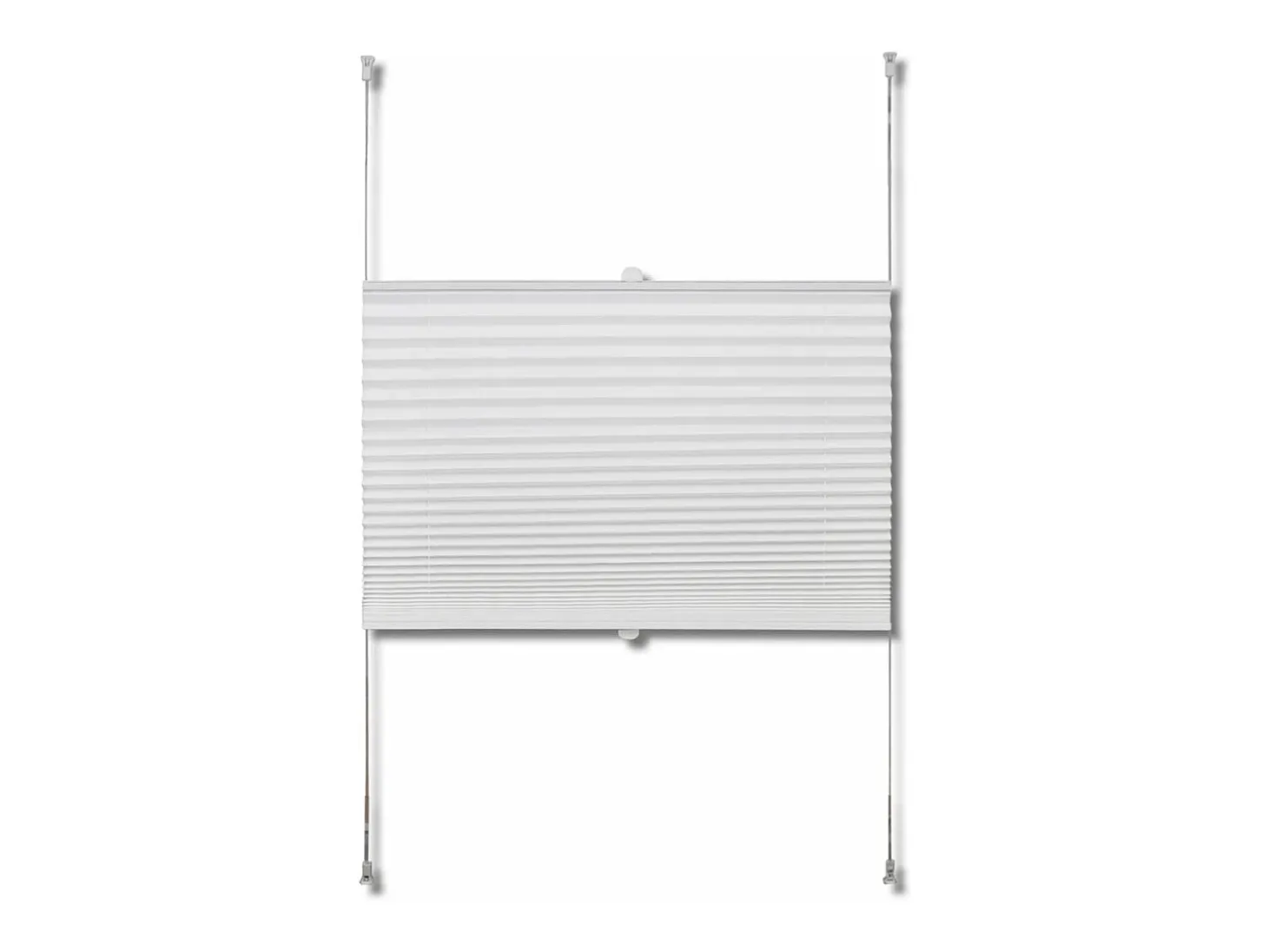 Cortina plissada branca 90 x 100 cm 4102180