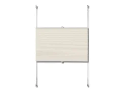 Cortina plissada creme 110 x 200 cm 4102223