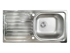 Cozinha completa Dceccaron, Conjunto com despensa, Armário de cozinha, Kit de bloco linear, 100% Fabricado em Itália, 255x60h85 cm, Antracite e Carvalho