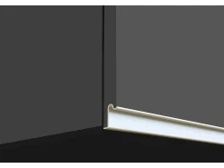 Cozinha completa Dcelient, Conjunto com despensa, Armário de cozinha, Kit de bloco linear, 100% Fabricado em Itália, 255x60h85 cm, Antracite e Ardósia
