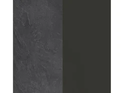 Cozinha completa Dcelient, Conjunto com despensa, Armário de cozinha, Kit de bloco linear, 100% Fabricado em Itália, 255x60h85 cm, Antracite e Ardósia