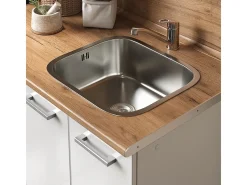 Cozinha individual branco alto brilho/branco 160x46x81.6 r-line
