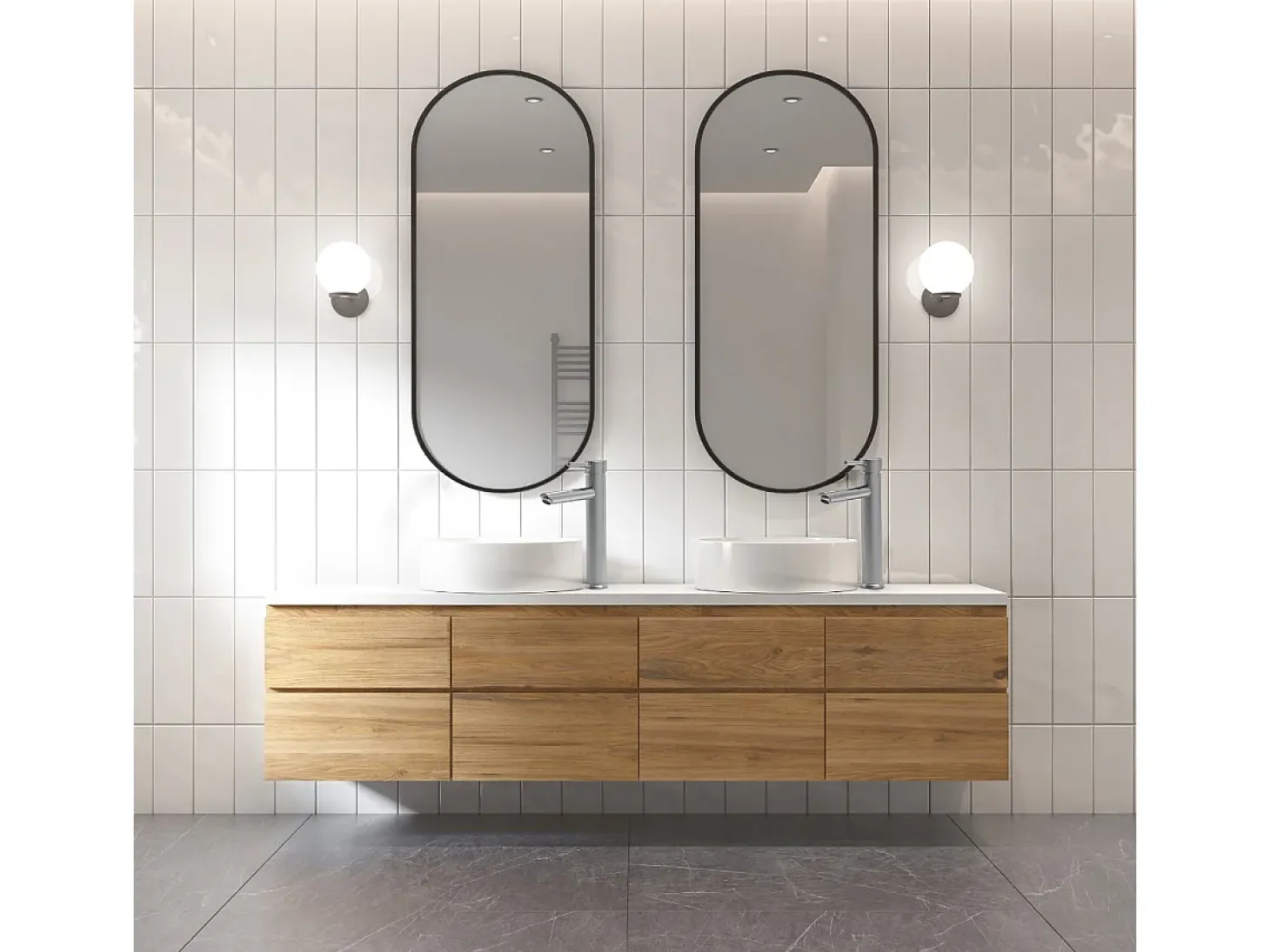 Deco misturador de lavatório alto cromo Essebagno