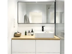 Deco misturador de lavatório alto preto Essebagno