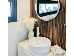 Deco Torneira para lavatório alto branco Essebagno