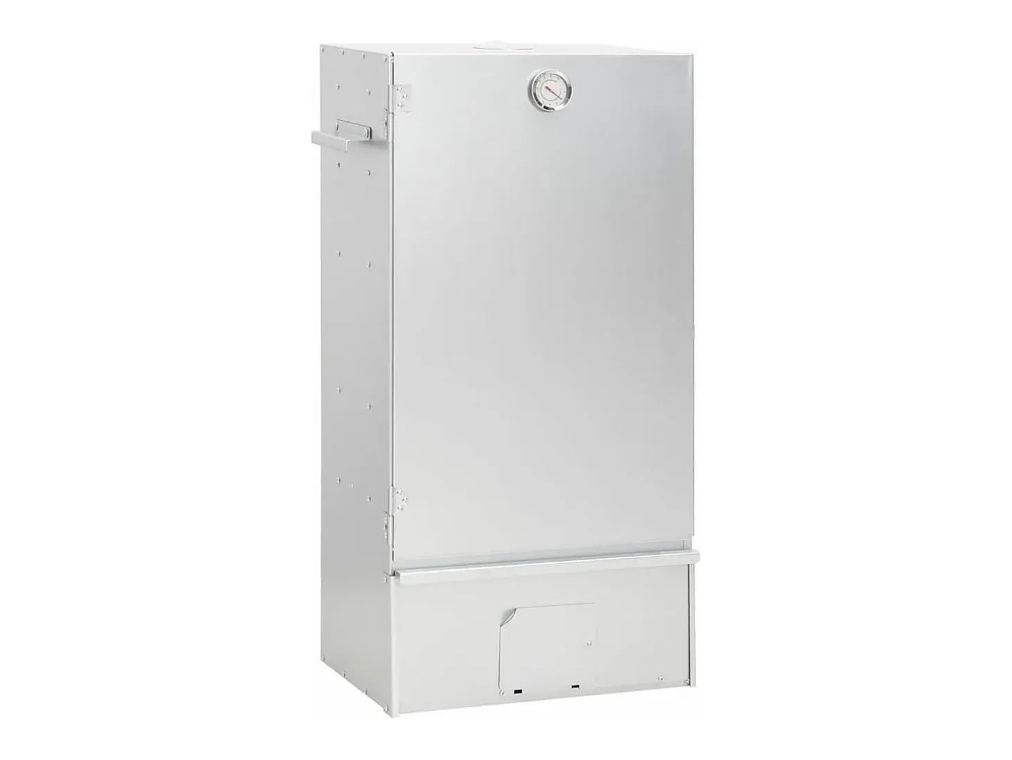 Defumador com mesa aço galvanizado