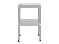 Defumador com mesa aço galvanizado